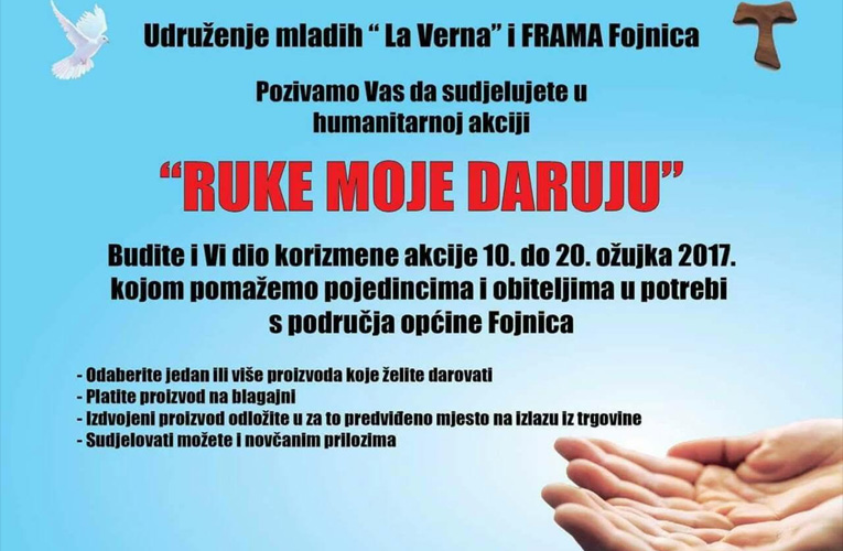 ruke moje daruju