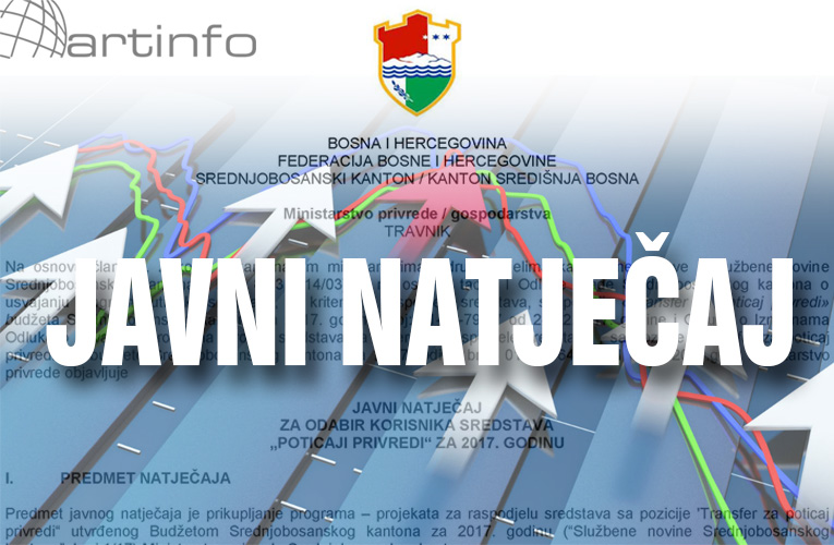 javni natjecaj gospodarstvo