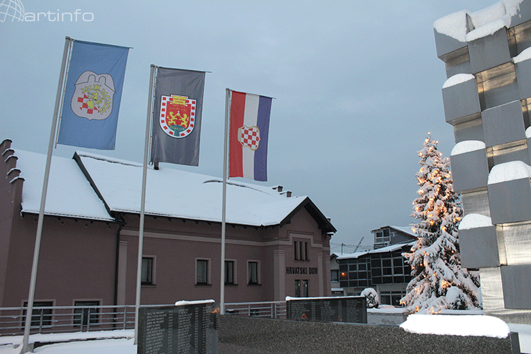 kiseljak zastave snijeg