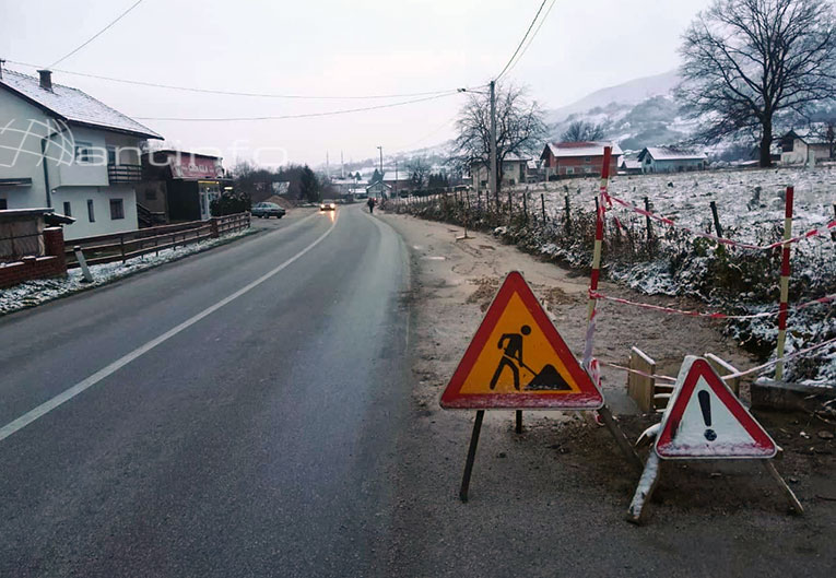 radovi na putu kis