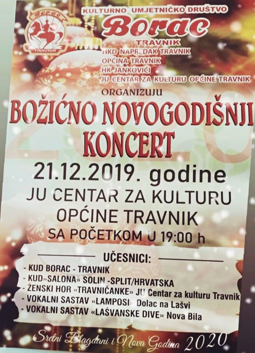 travnik bozicni koncert