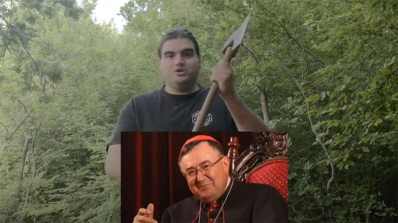 kardinal prijetnje sjekira